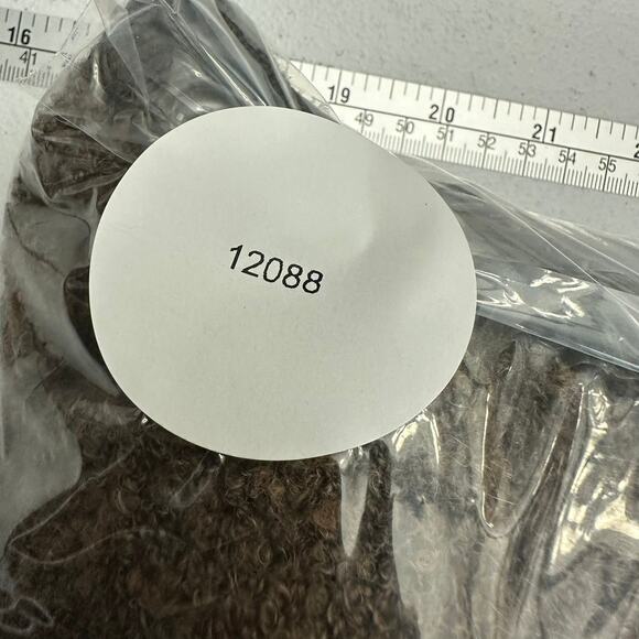 Landhaus Womens Wool Blend Sweater Size XL Brown Embellished 1/4 Zip Cozy - Picture 7 of 7